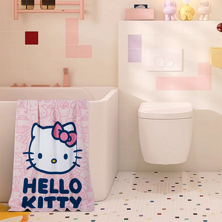 “Hello Kitty Pink World”  Hello Kitty ”27"x54" Disney Beach Towel