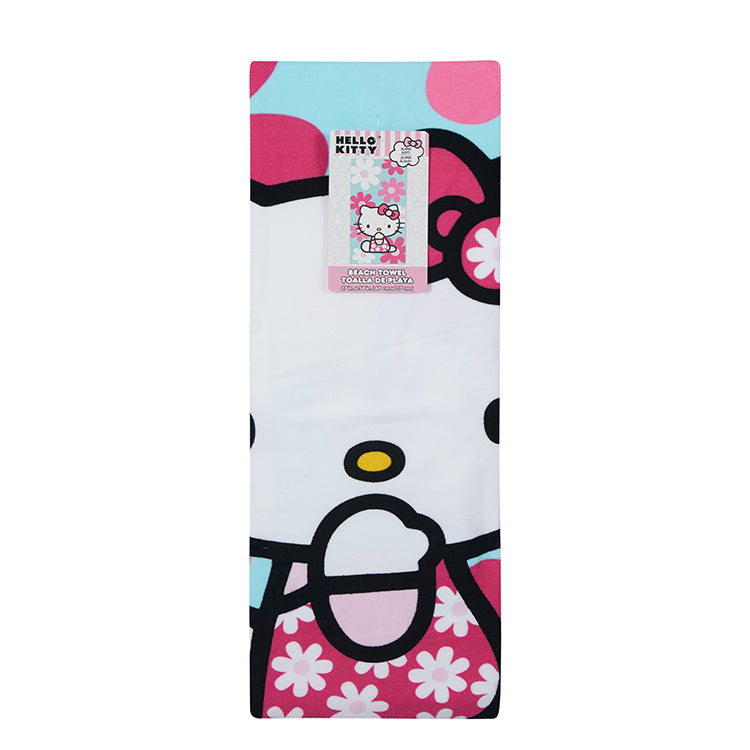 “Coming up Daisies”  Hello Kitty ”27"x54" Disney Beach Towel