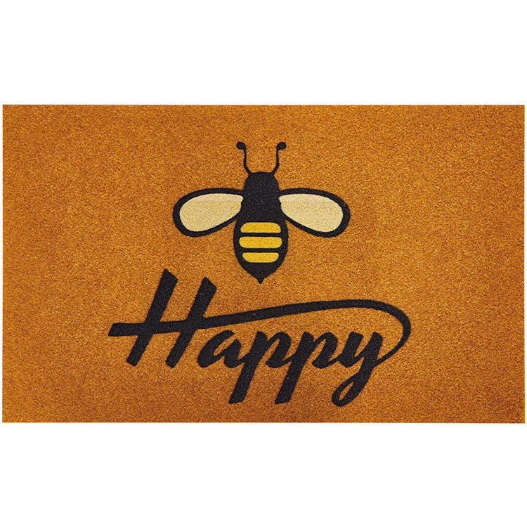"Home Sweet Coir" Laser Digital Synthetic Coir Assort. Rubber Mats
