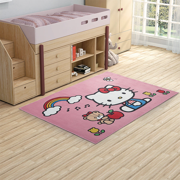 “Hello, Friend” Hello Kitty 4x6  Area Rugs