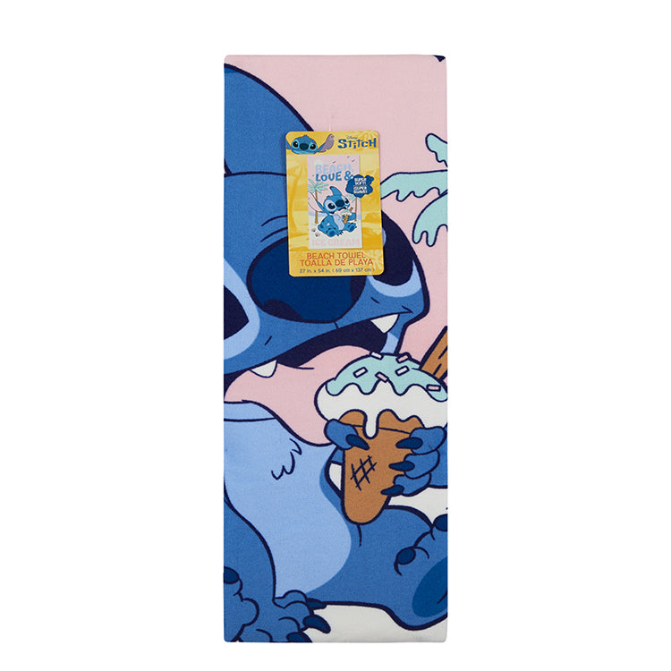“Ice Cream” Lilo&Stitch ”27"x54" Disney Beach Towel