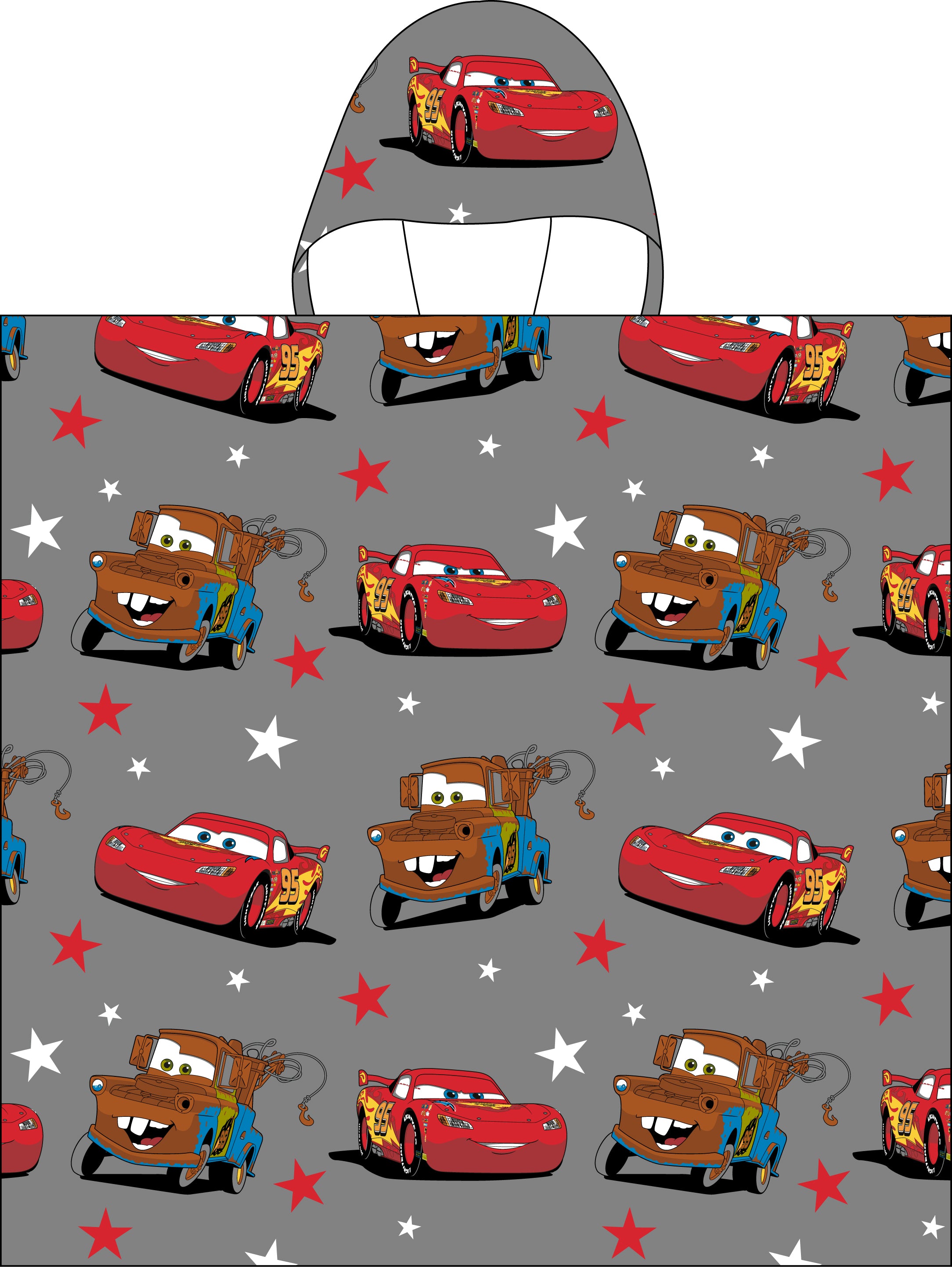 "Lets Drive" Cars -  Hooded Poncho