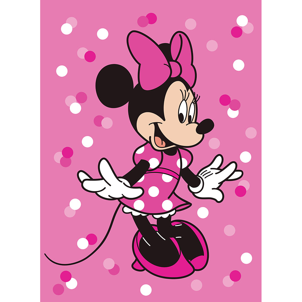 "Love Dots" Minnie Twin/Full Disney Rachelle Blanket