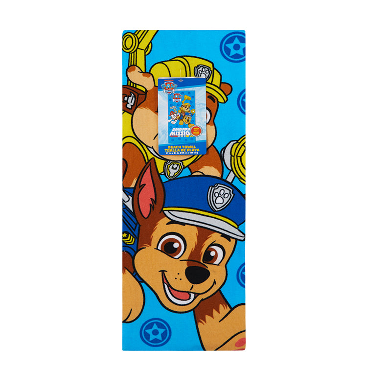 “Mission” Paw Patrol 27"x54" Disney Beach Towel