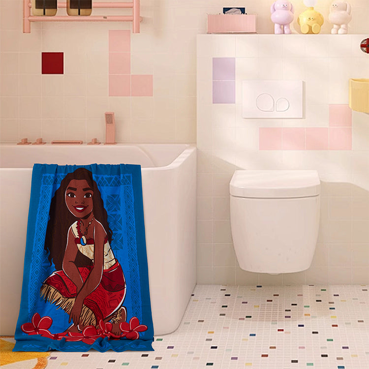 “Moana Plumeria” Moana ”27"x54" Disney Beach Towel