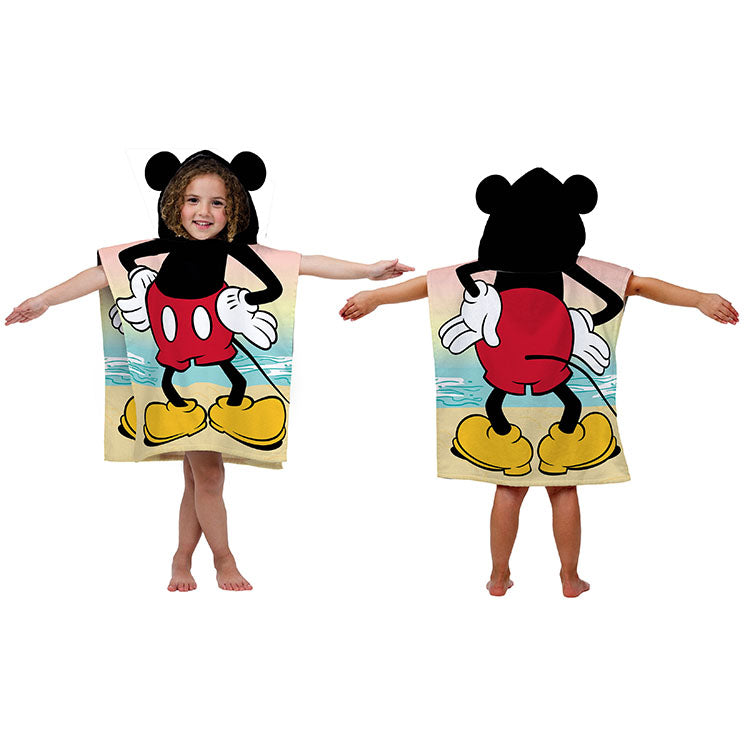 Poncho con capucha de 23,6" x 47,2" - Mickey Mouse
