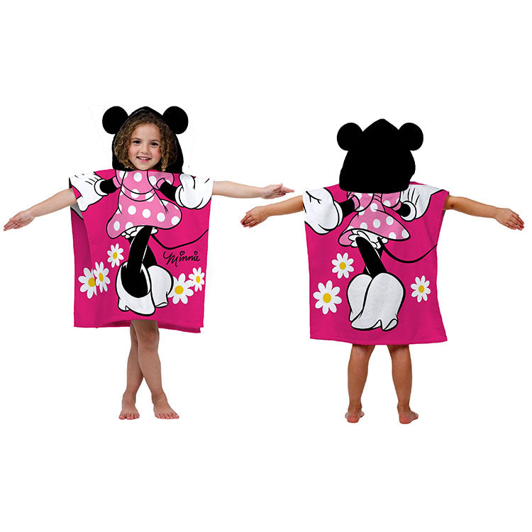 Poncho con capucha de 23,6" x 47,2" - Minnie Mouse