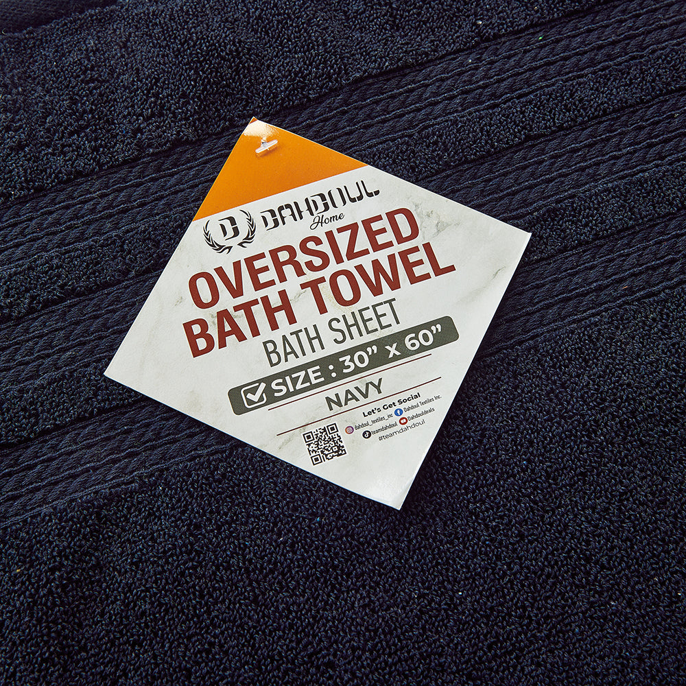 30"x 60" Regular Bath Towel - Navy