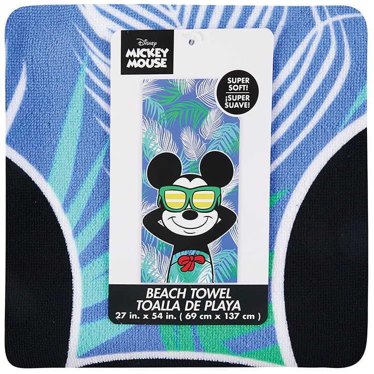"Jersey" Mickey 27"x54" Disney Beach Towel