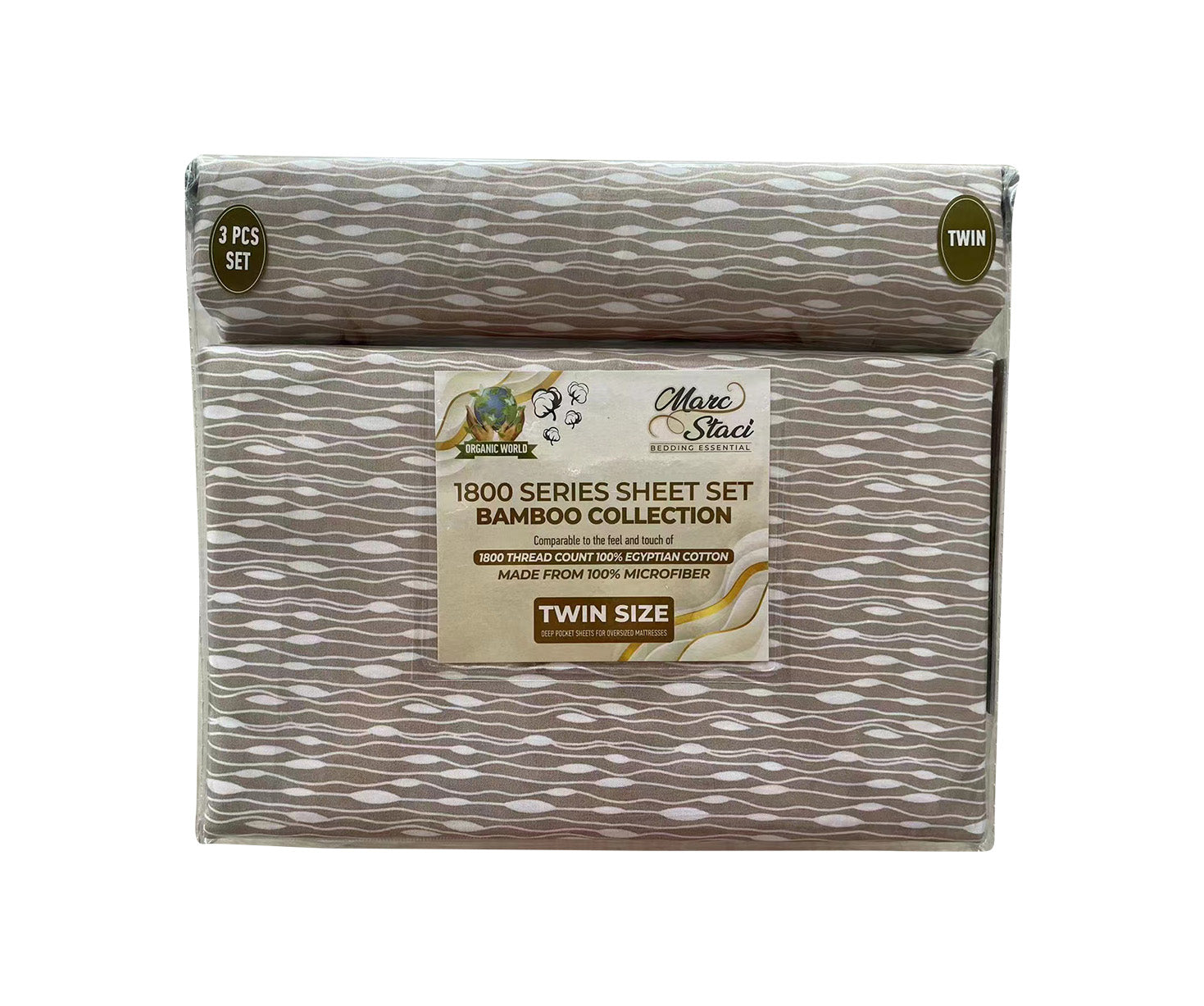 4 PIECE BAMBOO 1800 PRINTED BED SHEET DESIGNS–(ASSORTED CASE PACK 10 SHEETS PER CASE)