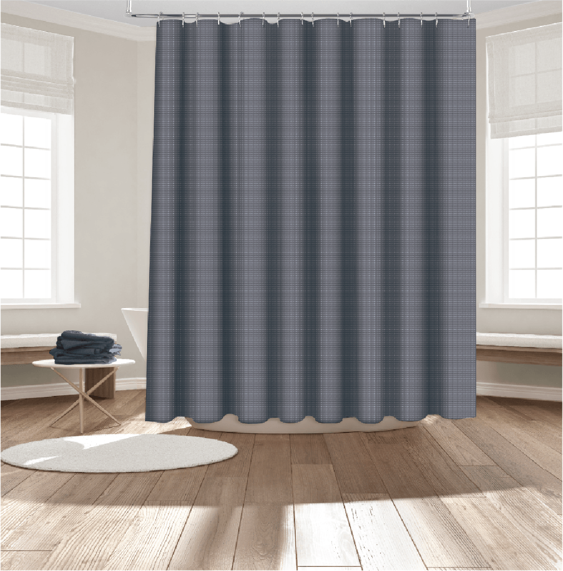 14 Pieces Quiet Shade Roaring Fork Shower Curtain with Liner - Dahdoul Online