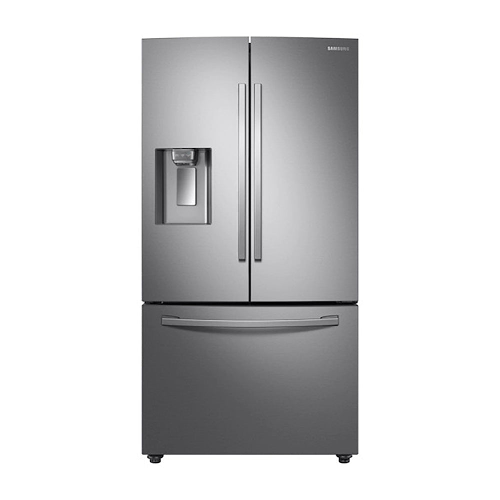 28 pies cúbicos. Refrigerador de profundidad total, 3 puertas y puertas francesas con CoolSelect Pantry™ en acero inoxidable