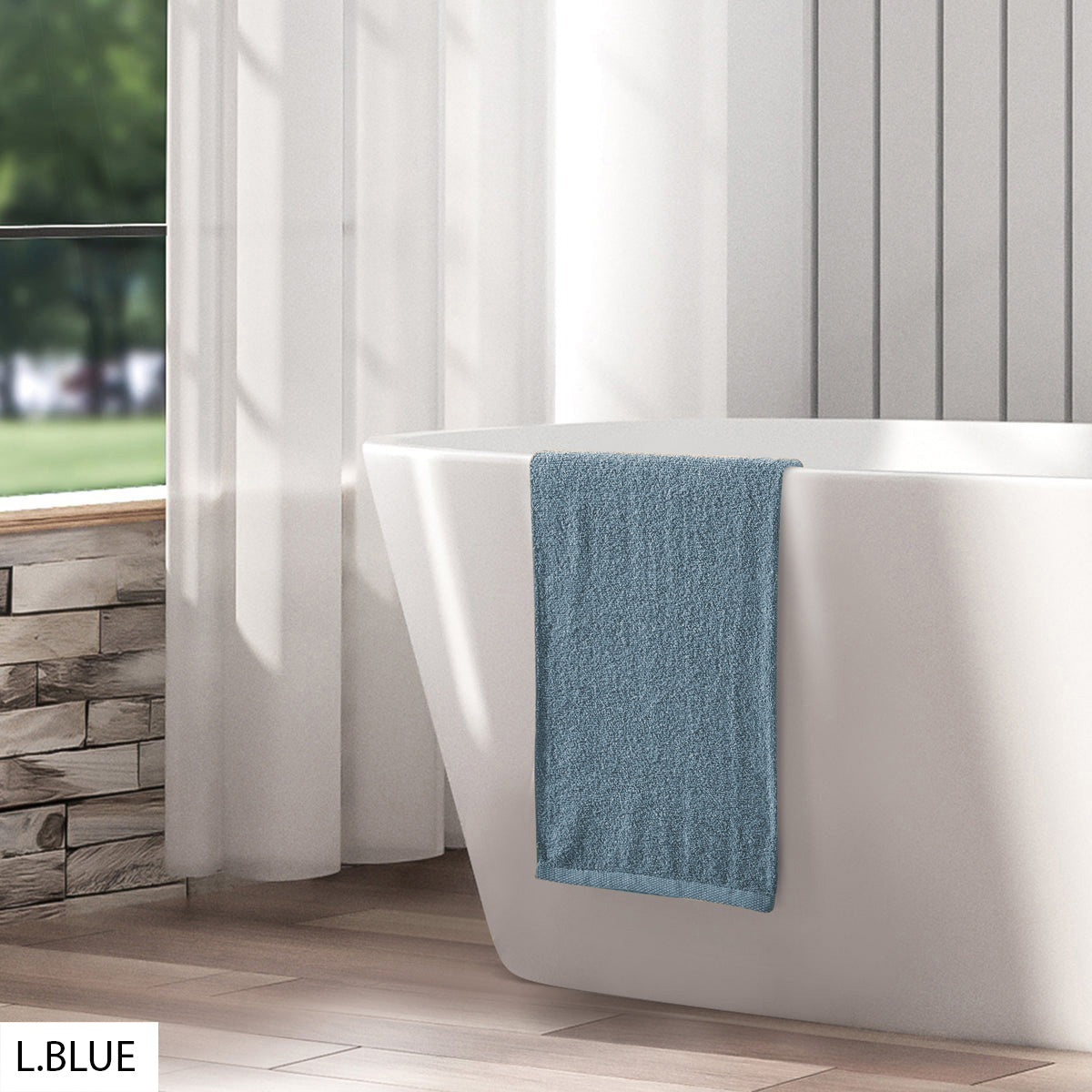 REGULAR BATH TOWEL 25" x 51"- (ASSORTED CASE PACK 48 TOWELS PER CASE)