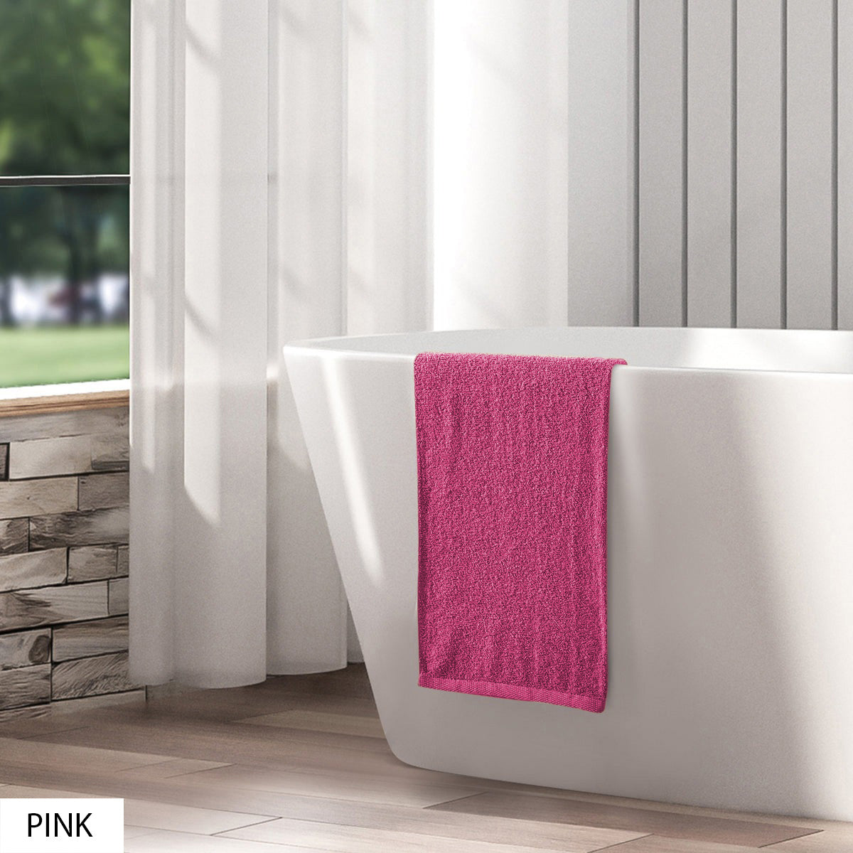 REGULAR BATH TOWEL 25" x 51"- (ASSORTED CASE PACK 48 TOWELS PER CASE)