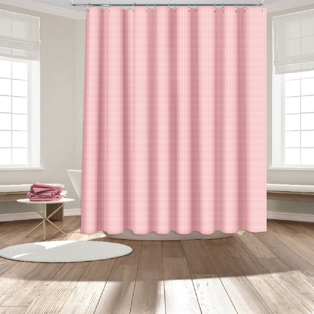 14 PIECE ROARING FORK SHOWER CURTAIN WITH LINER-(SOLID PER-CASE 12 ITEM IN A CASE)