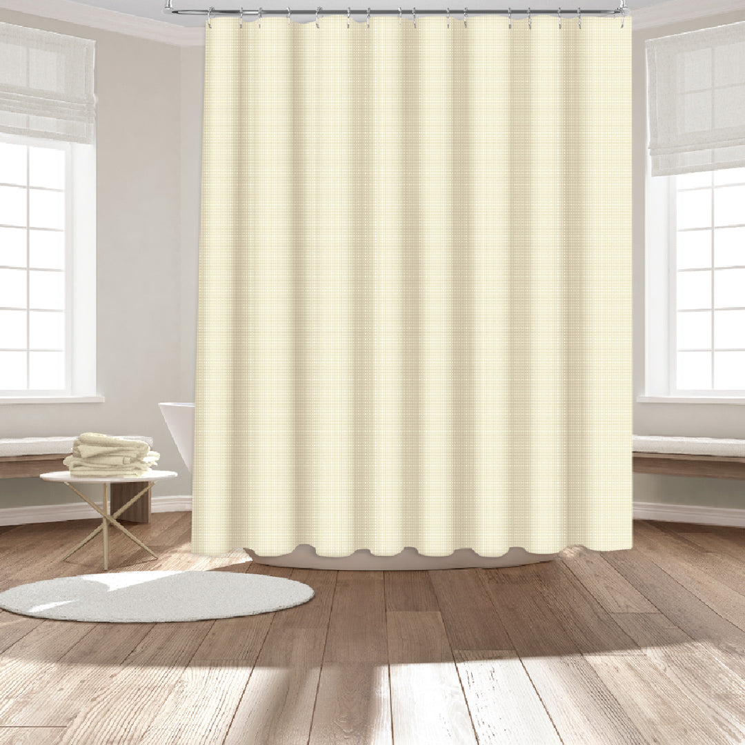 14 PIECE ROARING FORK SHOWER CURTAIN WITH LINER-(SOLID PER-CASE 12 ITEM IN A CASE)