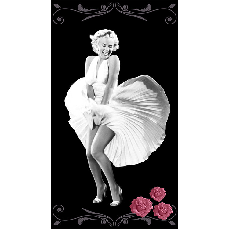 "Grate Subway" 40"x72" Marilyn Monroe Tuwaalka Xeebta