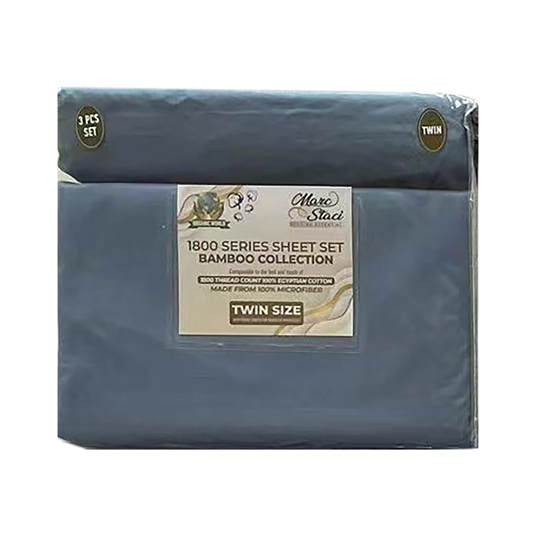 4 PIECE BAMBOO 1800 SERIES BED SHEET–(ASSORTED CASE PACK 10 SHEETS PER CASE)
