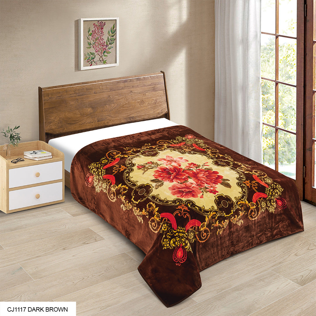 Supreme Heat 1 Ply Blanket-(Assorted Case Pack 5 Blanket's Per Case 1 Per Design)