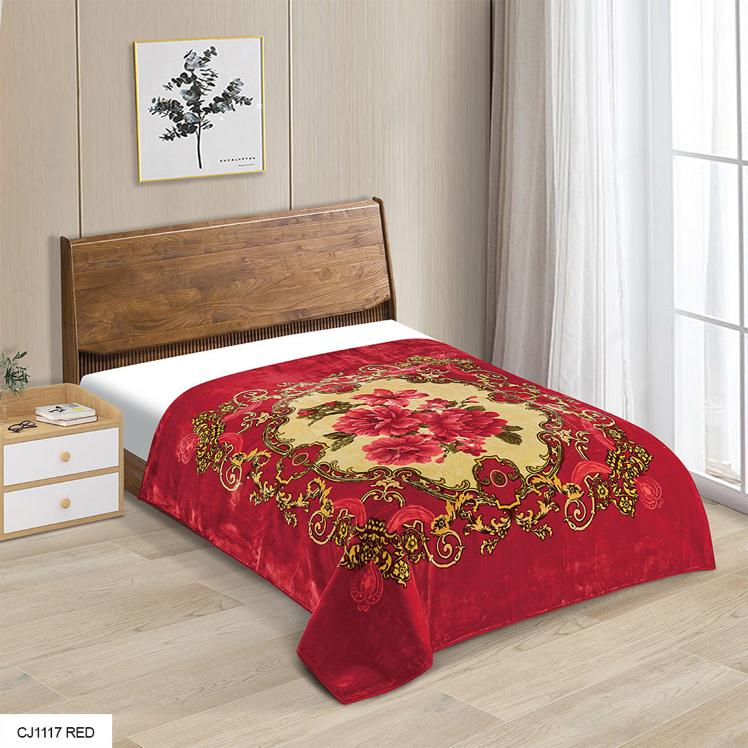 Supreme Heat 1 Ply Blanket-(Assorted Case Pack 5 Blanket's Per Case 1 Per Design)