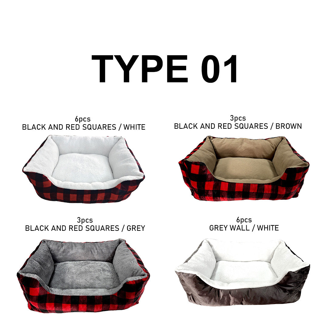 BED OF PET 28"x22"x10"–(ASSORTED CASE PACK 18 PET OF BED PER-CASE)
