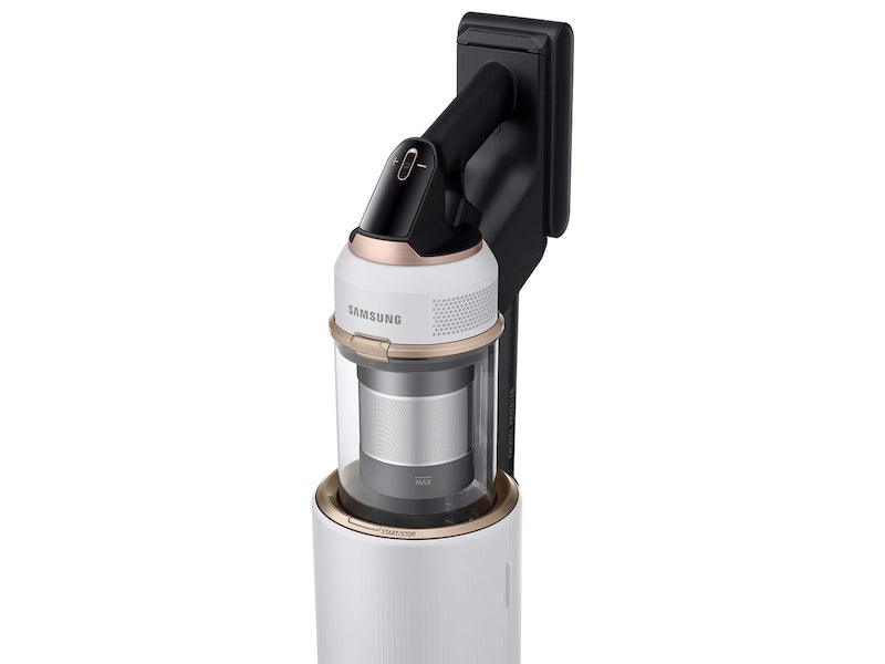 Samsung - BESPOKE Jet Cordless Stick Vacuum with All-in-One Clean Station - Misty White