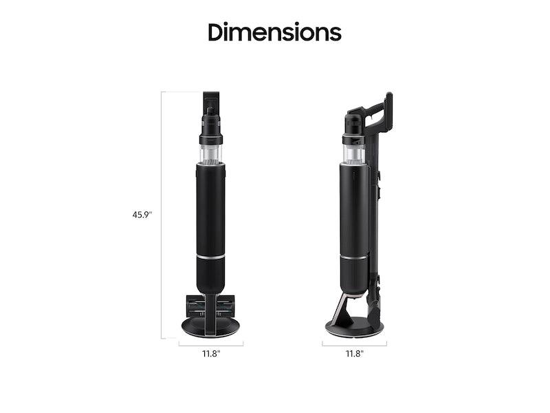 Samsung - BESPOKE Jet AI Cordless Stick Vacuum with All-in-One Clean Station - Satin Black