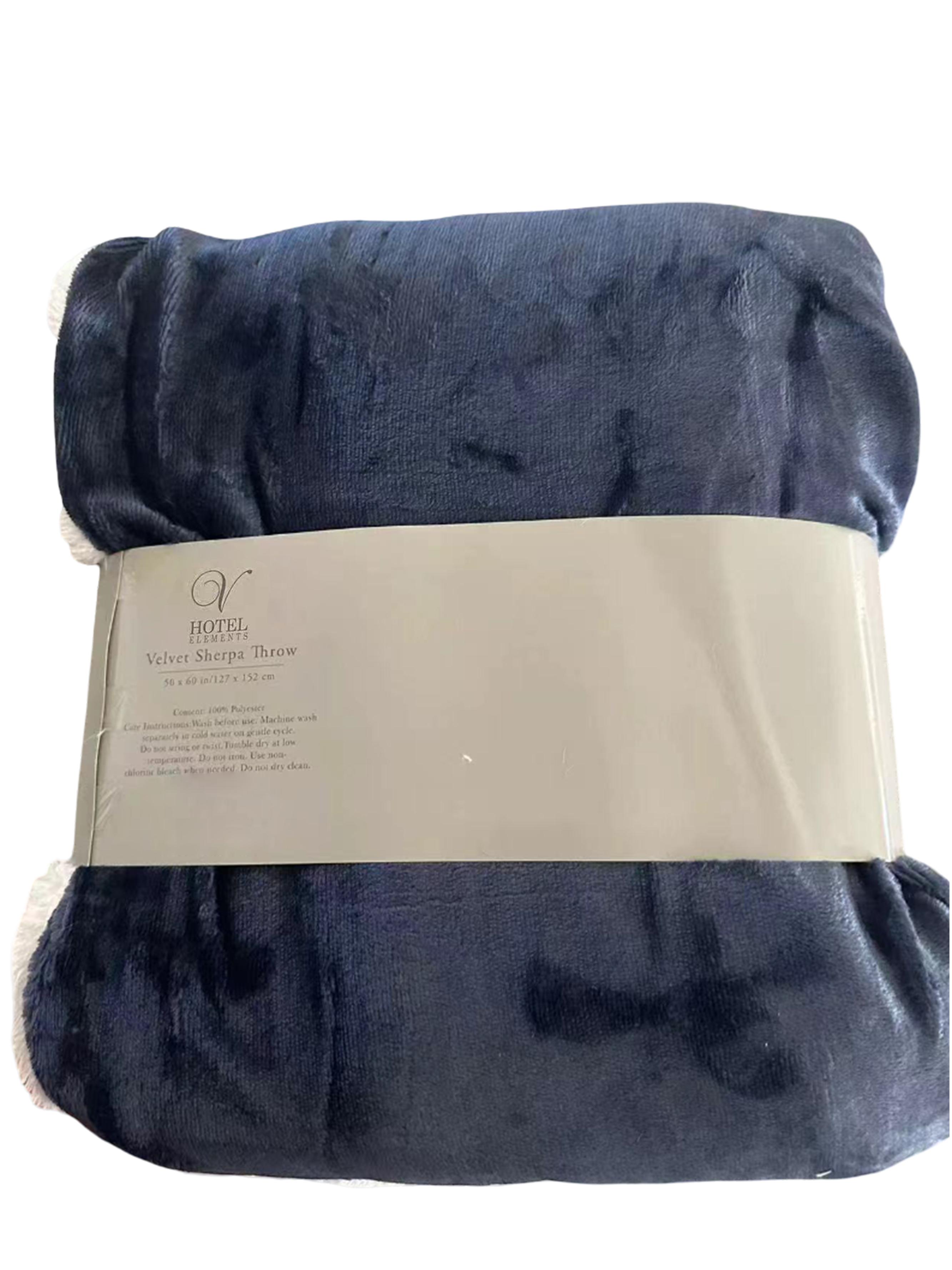 Velvet Sherpa Throw 50x60 ultra soft reversible blanket assorted colors