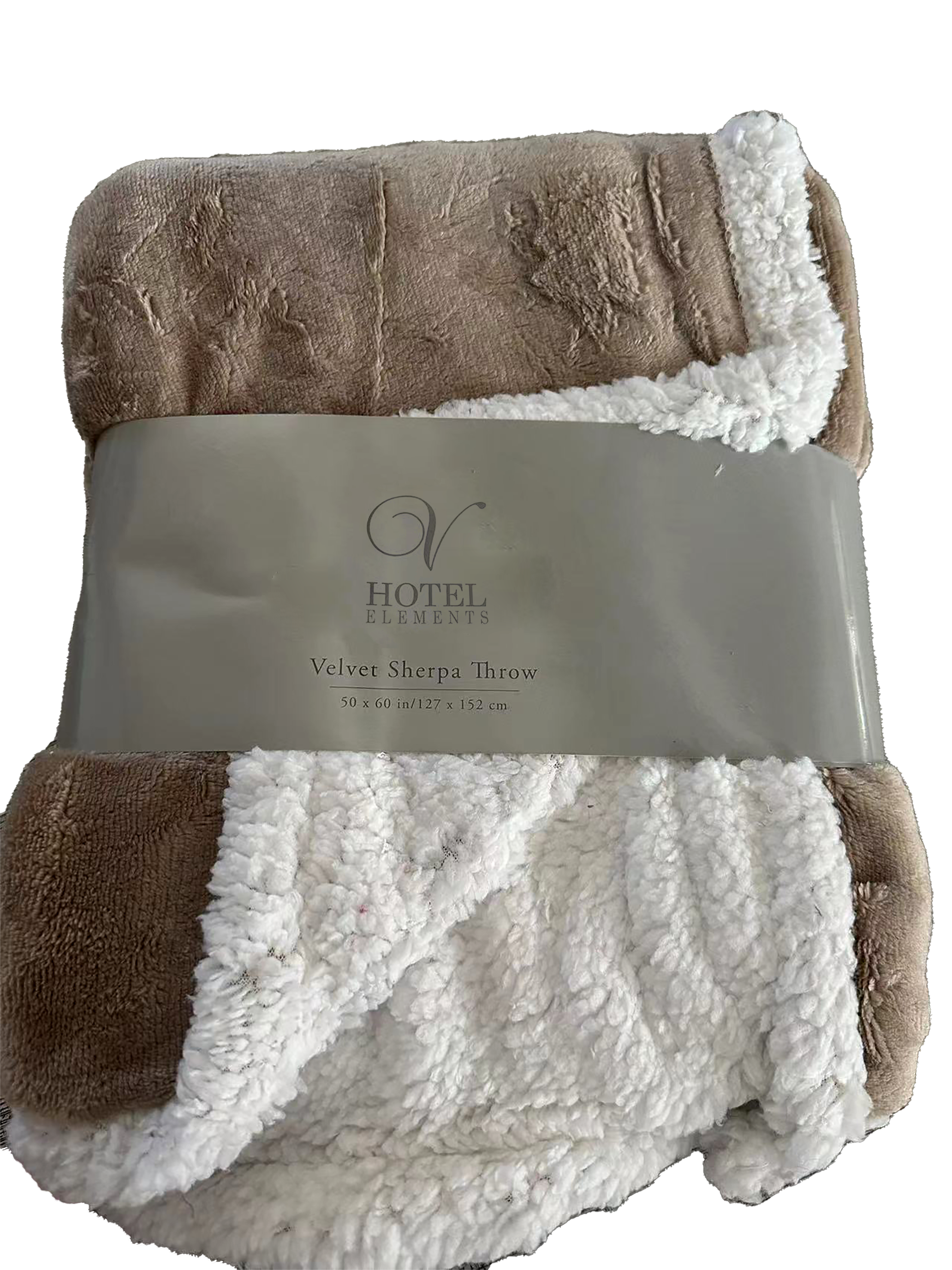 Velvet Sherpa Throw 50x60 ultra soft reversible blanket assorted colors