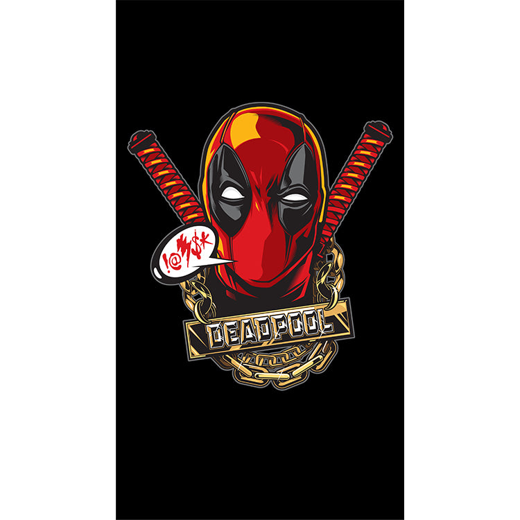 "Weydii" Deadpool 40"x72" Tuwaalka Xeebta