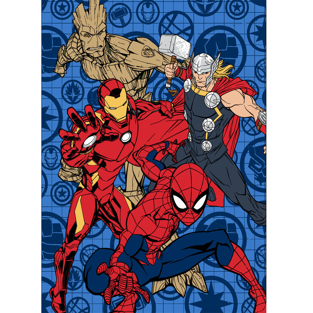 "Universal Team" Spiderman Twin/Full Marvel Rachelle Blanket