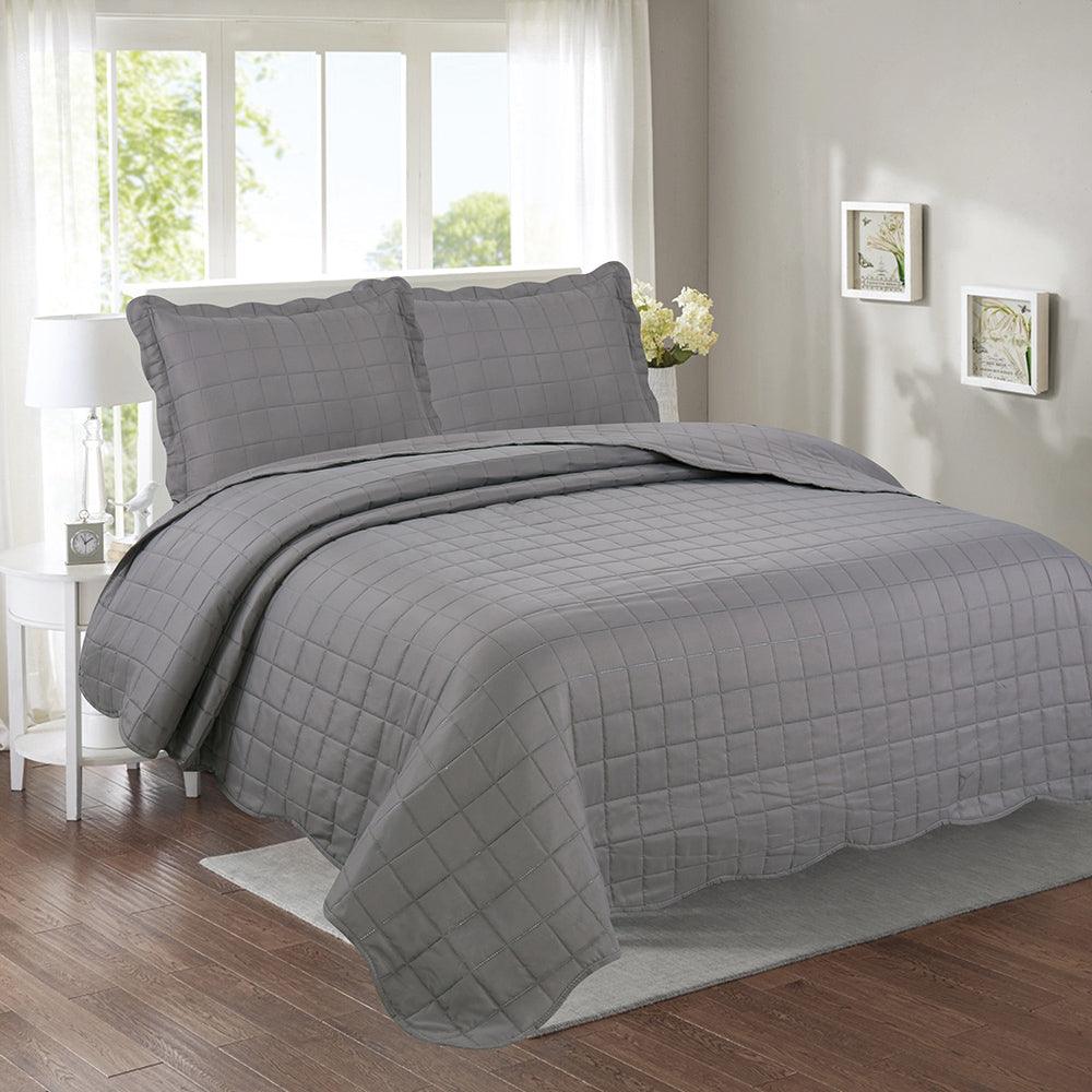 6 Piece Moonlit Fantasies Bed In A Bag Solid Bedspread - Dahdoul Online