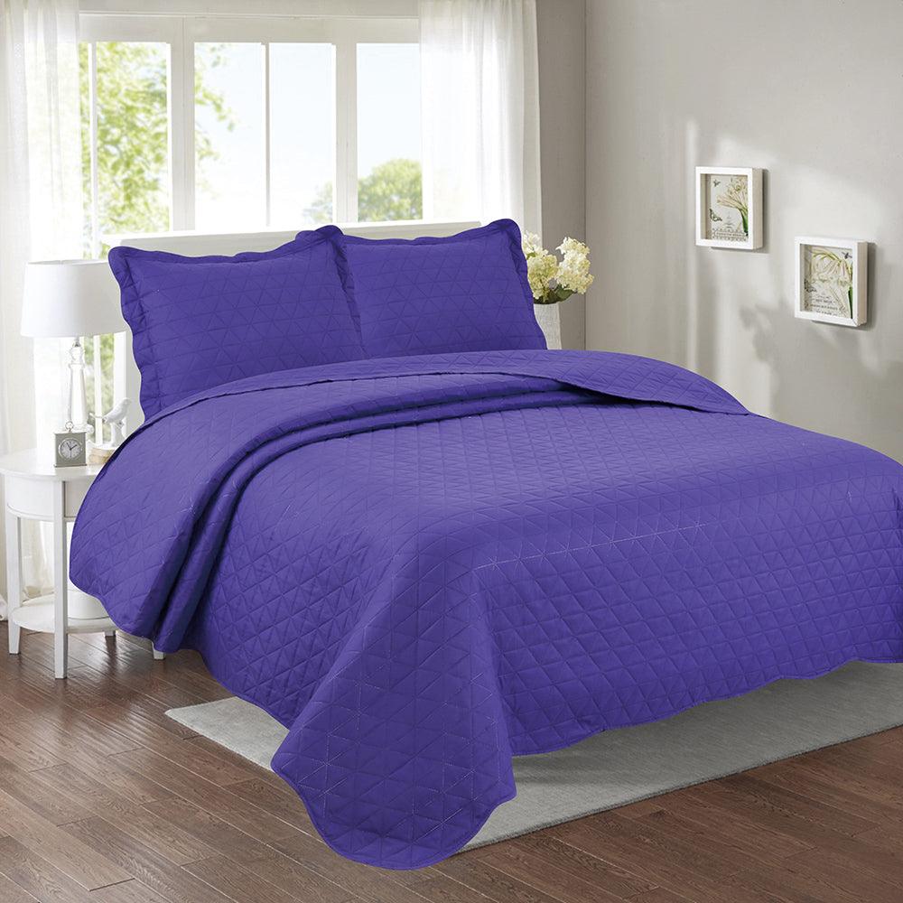 6 Piece Moonlit Fantasies Bed In A Bag Solid Bedspread - Dahdoul Online