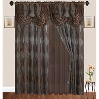 1 Piece GC17-050 Emma Collection Jacquard Window Curtain - Dahdoul Online