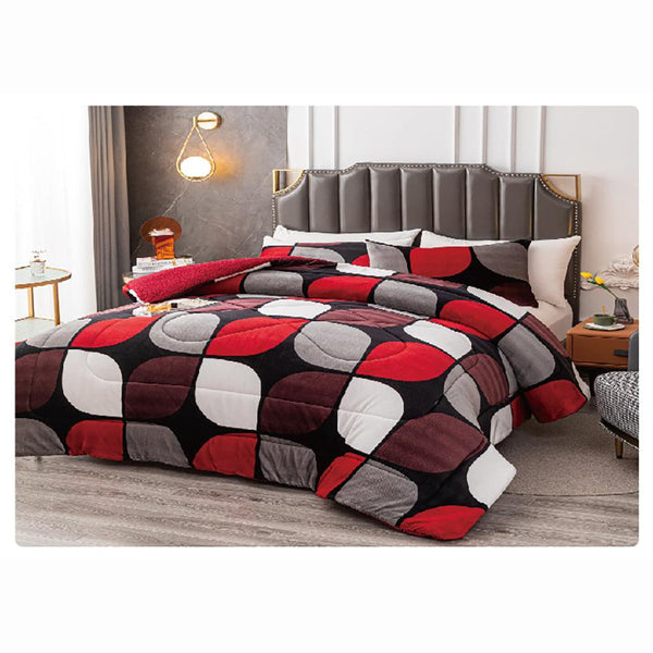 3 Piece Decoris Borrego Printed Blanket - Dahdoul Online