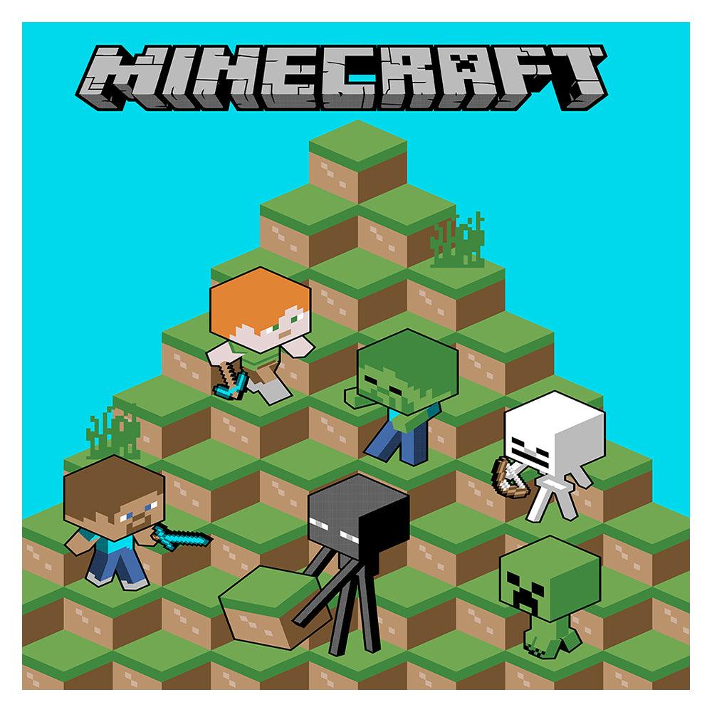 "Blocks" Minecraft Twin Minecraft Rachelle Blanket - Dahdoul Online