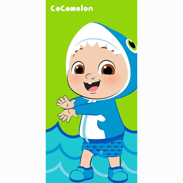 "JJ Shark" Cocomelon 27"x54" Netflix Beach Towel - Dahdoul Online