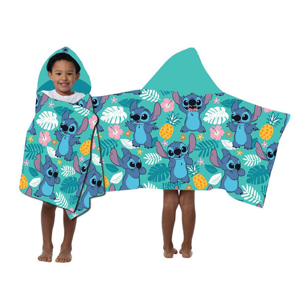 30"x50" Silk Touch Flannel Hooded Throws - Lilo&Stitch - Dahdoul Online