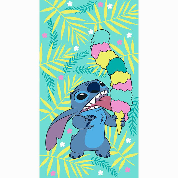 "Ice Cream Chill" Lilo&Stitch 40"x72" Beach Towel - Dahdoul Online