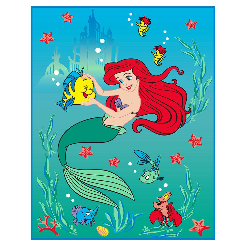 "Sunkissed" Little Mermaid Twin Disney Rachelle Blanket - Dahdoul Online