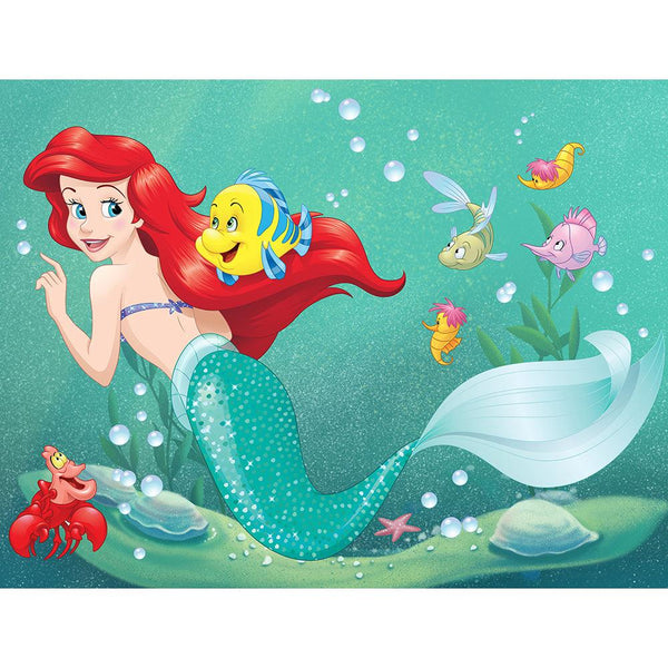 "Sea Good Friends" Little Mermaid 4x6 Disney Area Rugs - Dahdoul Online