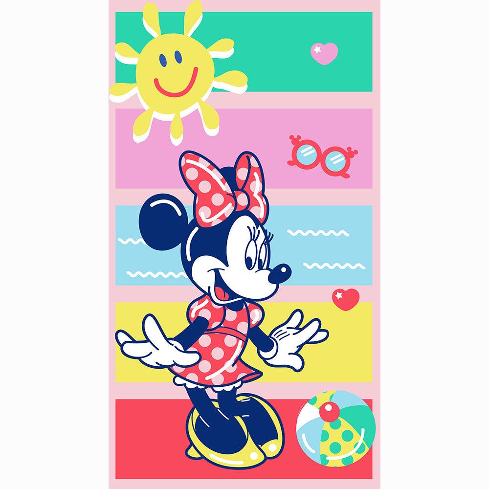 "Summer Polka Dots" Minnie 40"x72" Beach Towel - Dahdoul Online
