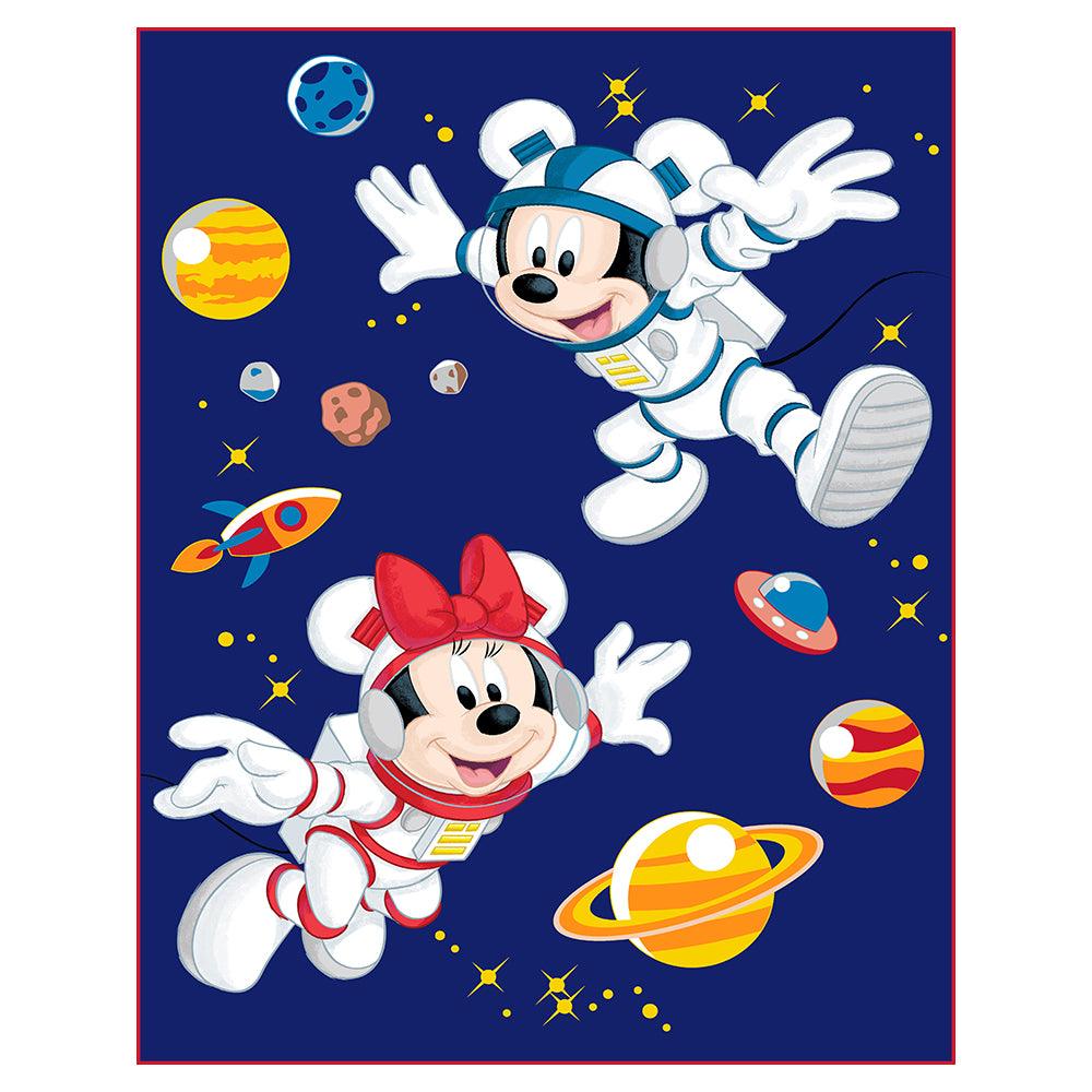 "In Space" Mickey&Minnie Twin Disney Rachelle Blanket - Dahdoul Online