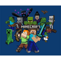 "Mob Vs. Us" Minecraft 4x6 Minecraft Area Rugs