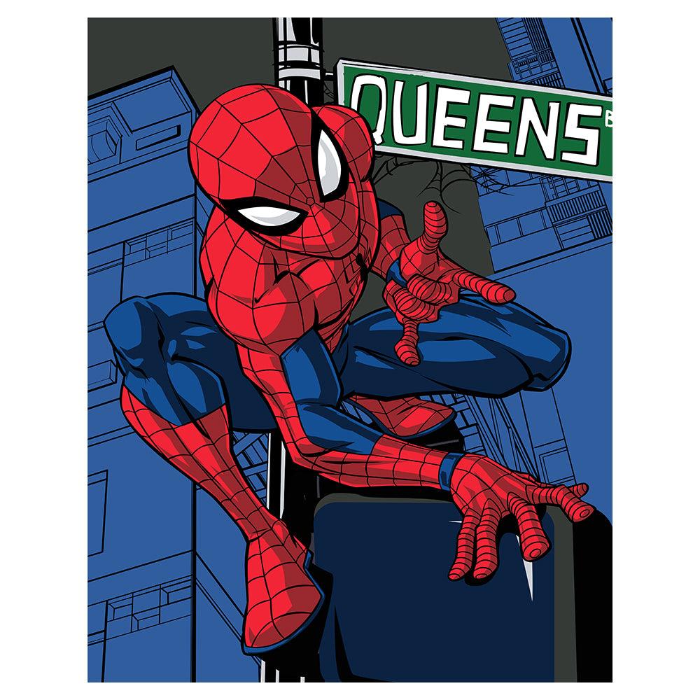 "Street Signs" Spiderman Twin Marvel Rachelle Blanket - Dahdoul Online