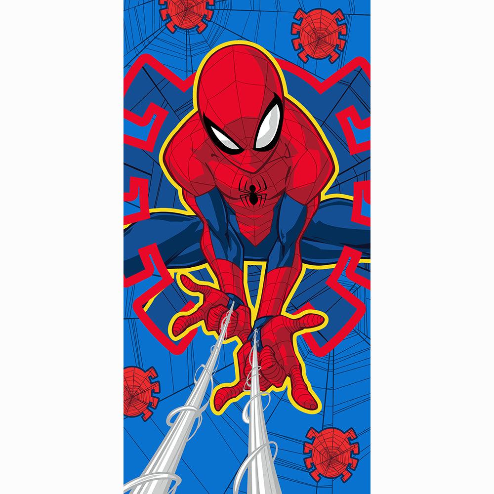 "Web Craft" Spiderman 27"x54" Marvel Beach Towel - Dahdoul Online