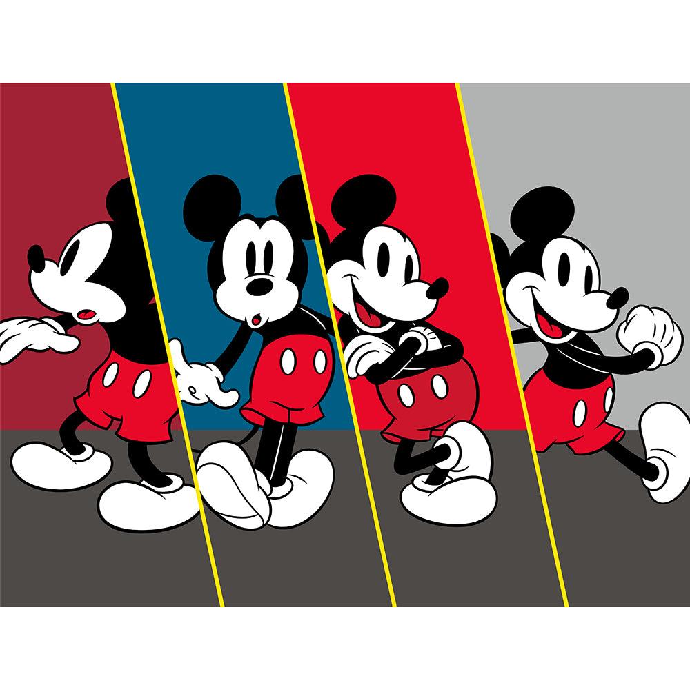Alfombras de área Disney de Mickey 4x6 "Split Impressions"