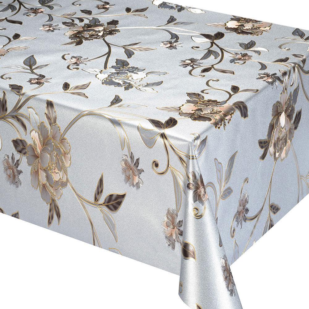 Metallic PVC With Fabric Backing Tablecloth - Dahdoul Online