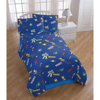 3 Piece "Taking Action" Toy Story Twin Disney Bed Sheet Set - Dahdoul Online