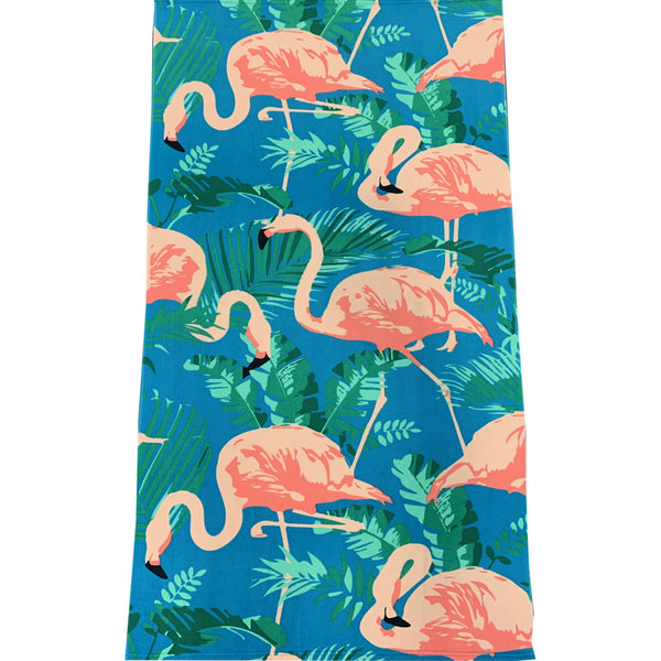 "Pink Flamingo" Disney Beach Towel